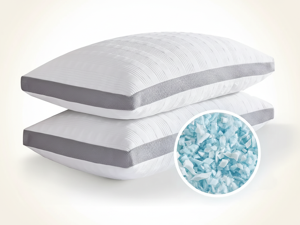 Adjustable shredded memory foam fill